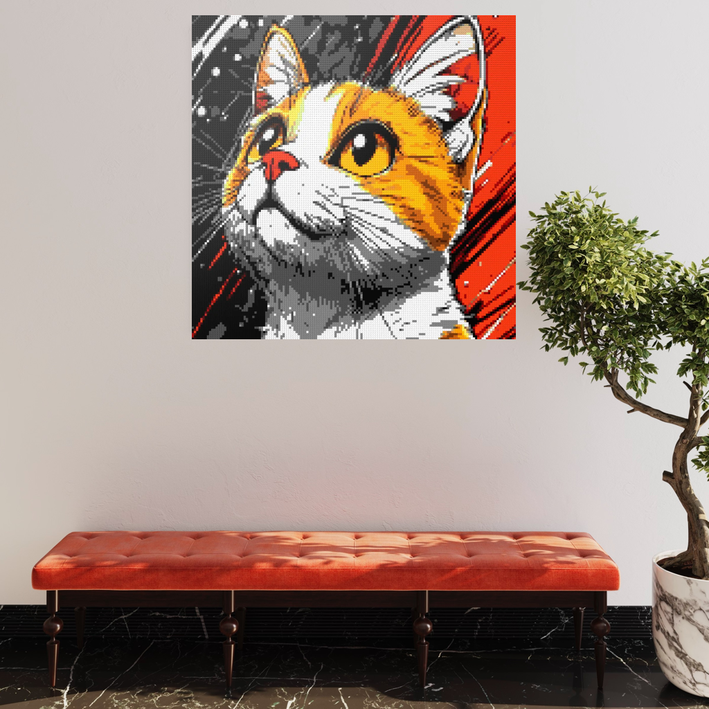 Cat Luna mosaic