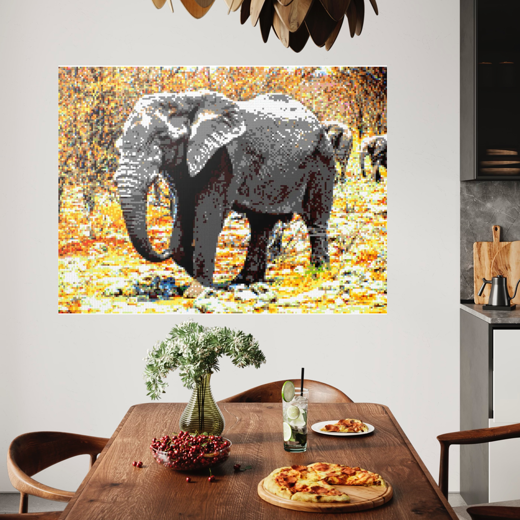 African Elephant Portrait