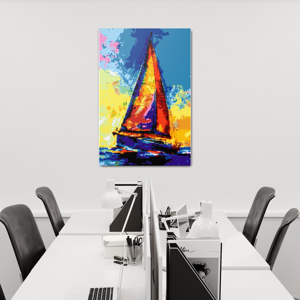 Sailboat Mosaic