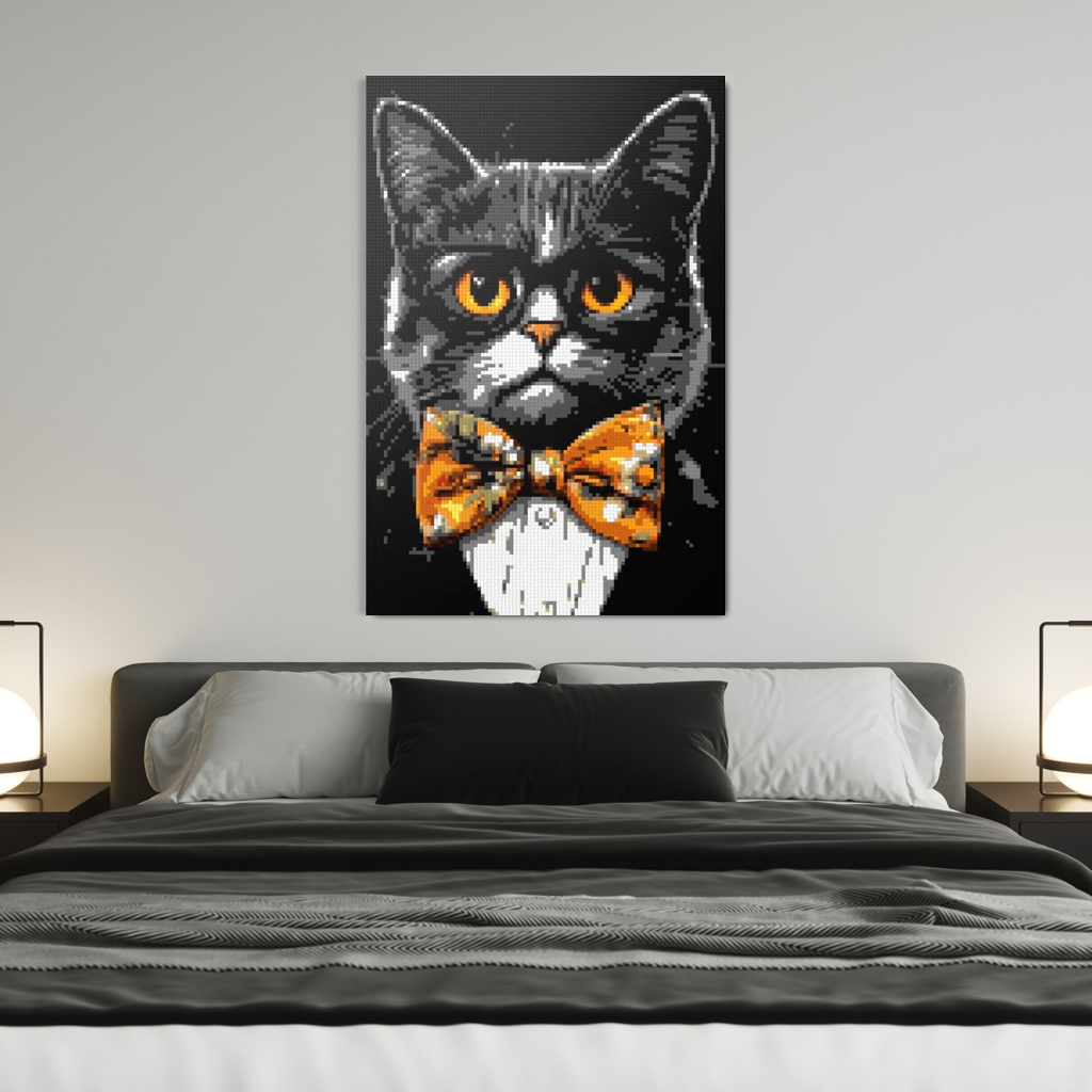 Hipster cat Looper mosaic