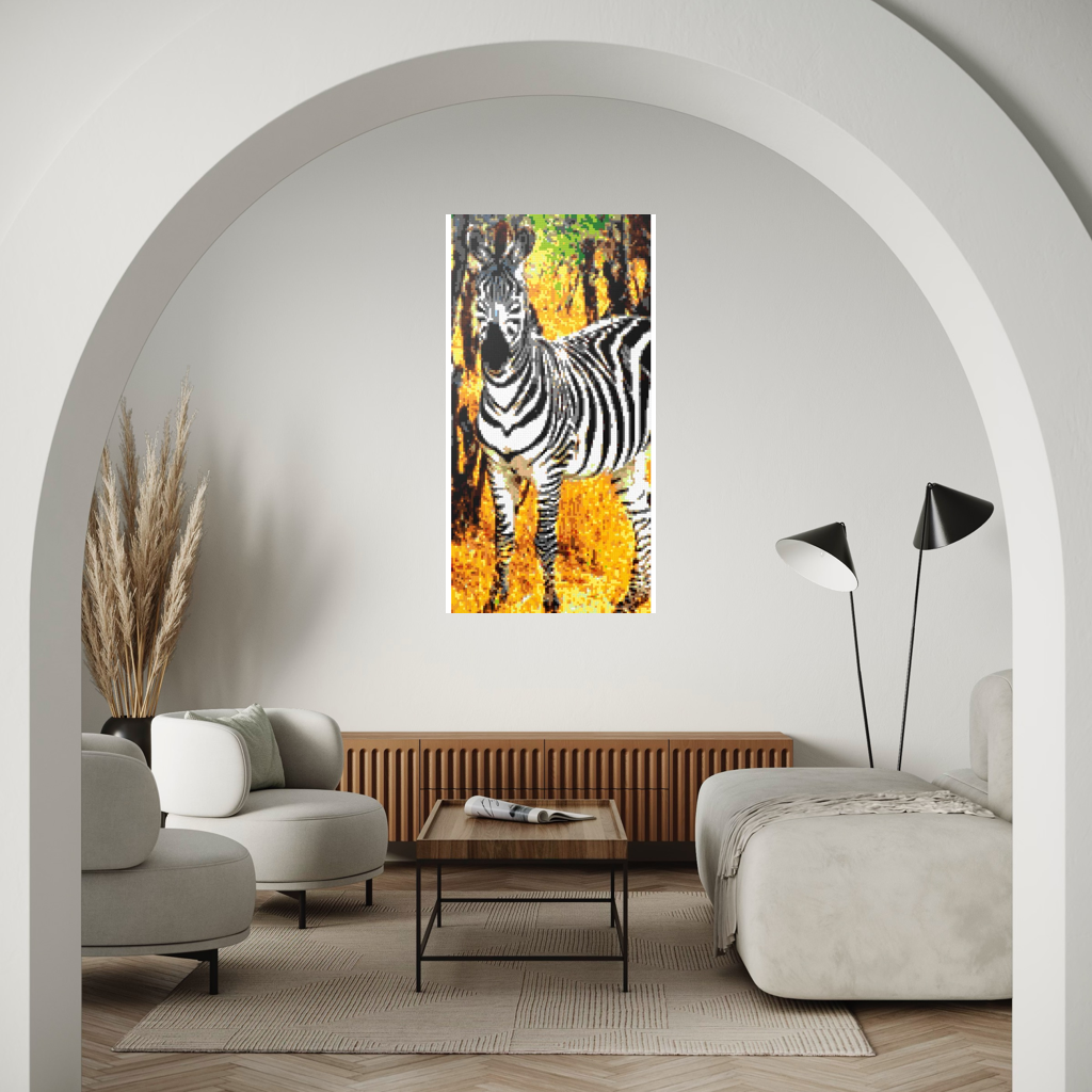 African Zebra Portrait