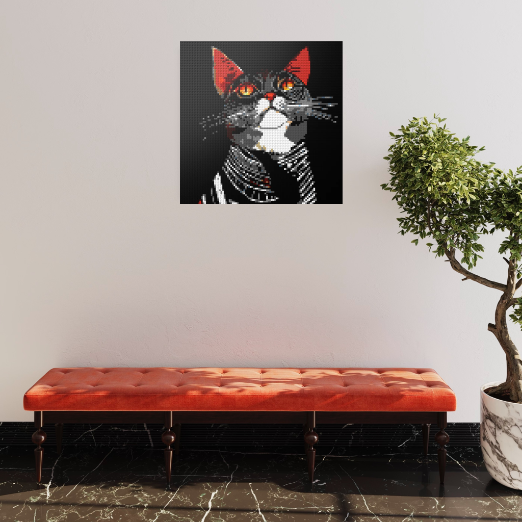 Cat Star mosaic
