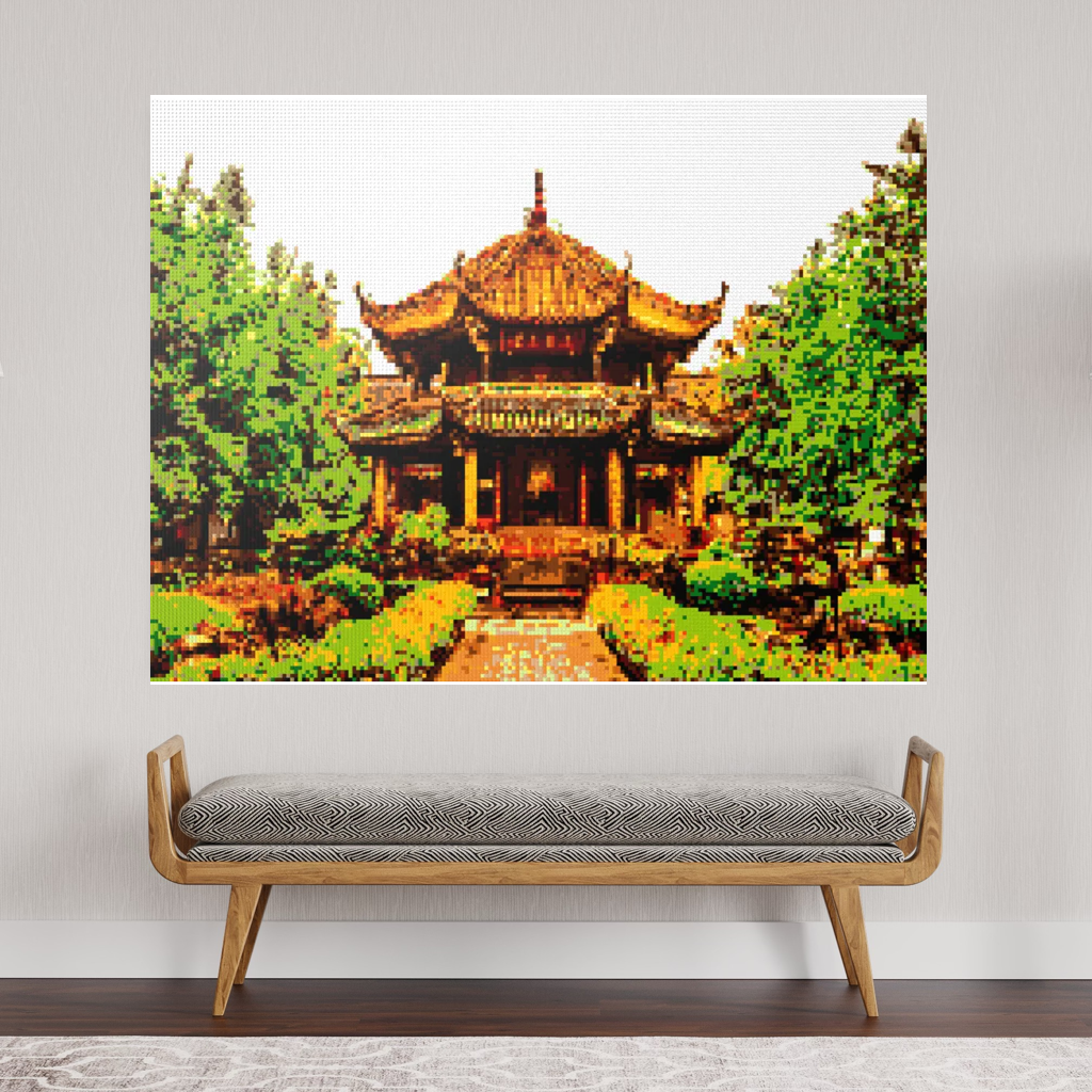 A Taoist temple in Taipei, Taiwan