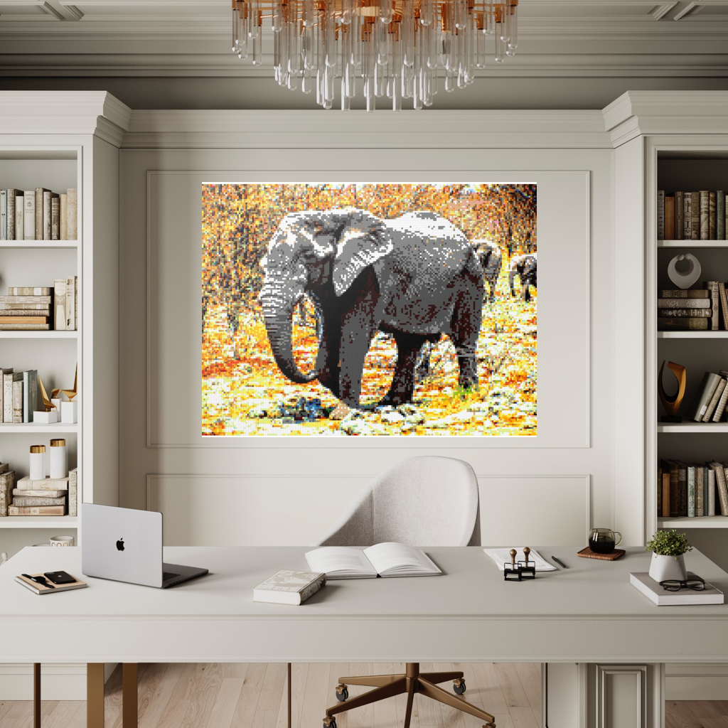 African Elephant Portrait