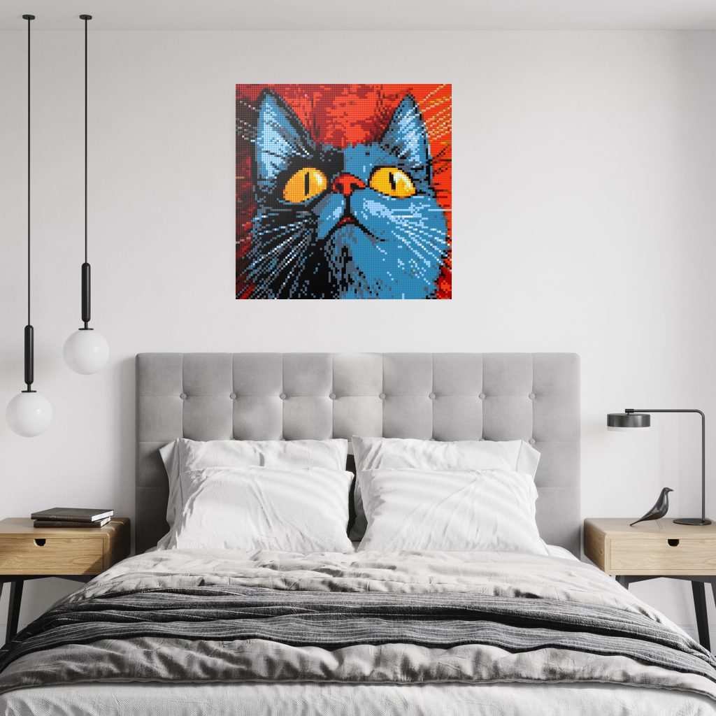 Cat Toby mosaic