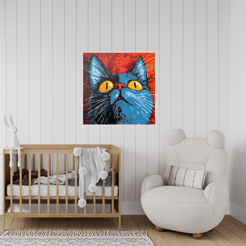 Cat Toby mosaic