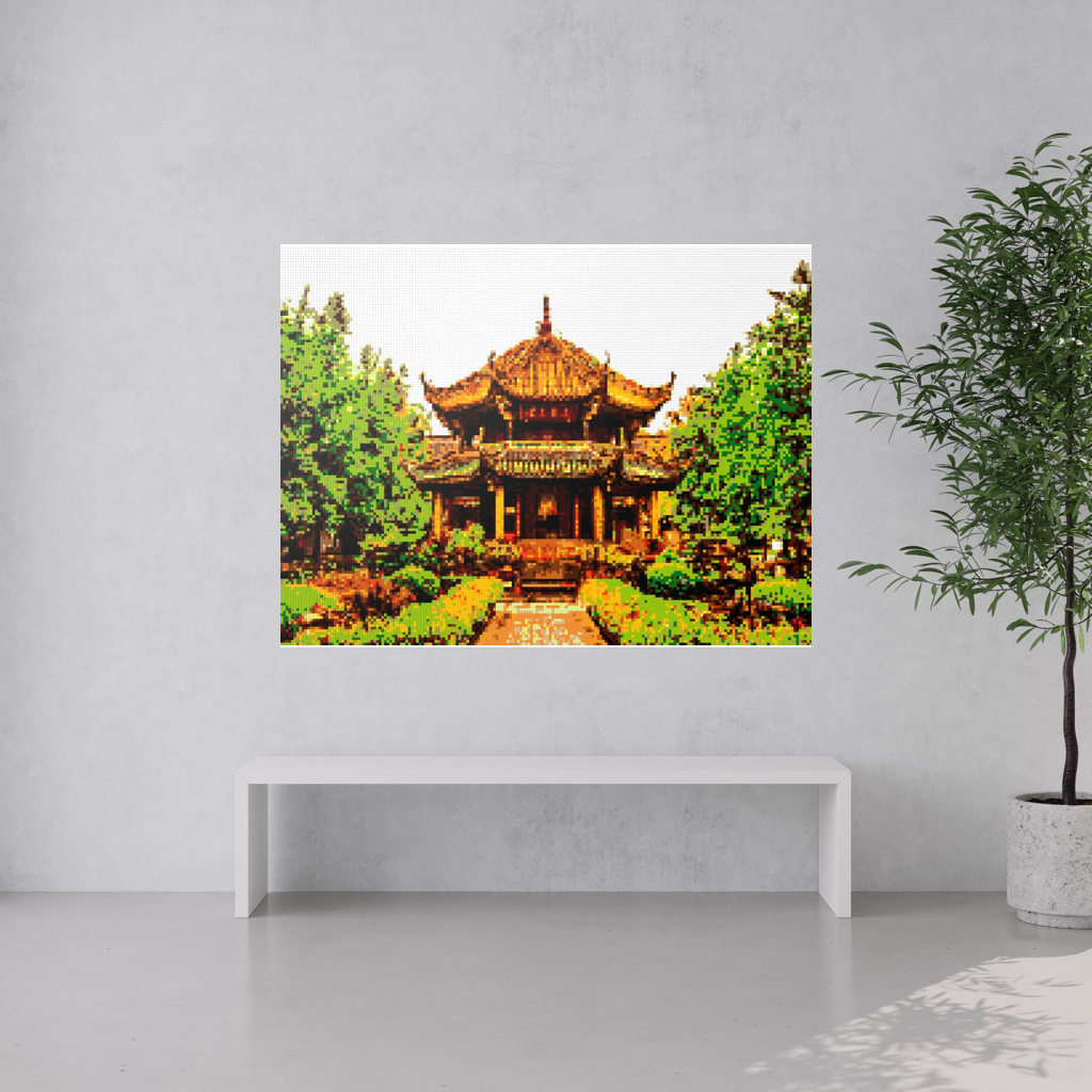 A Taoist temple in Taipei, Taiwan