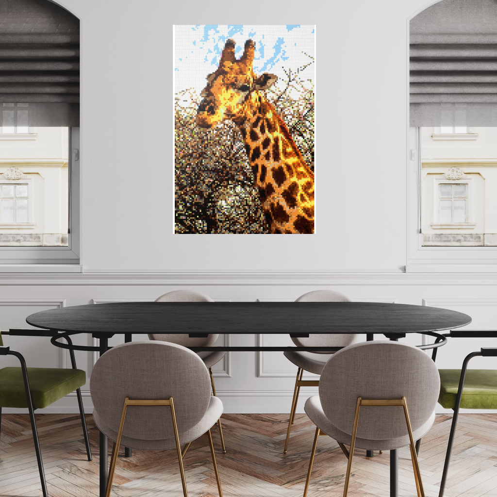 African Giraffe Portrait