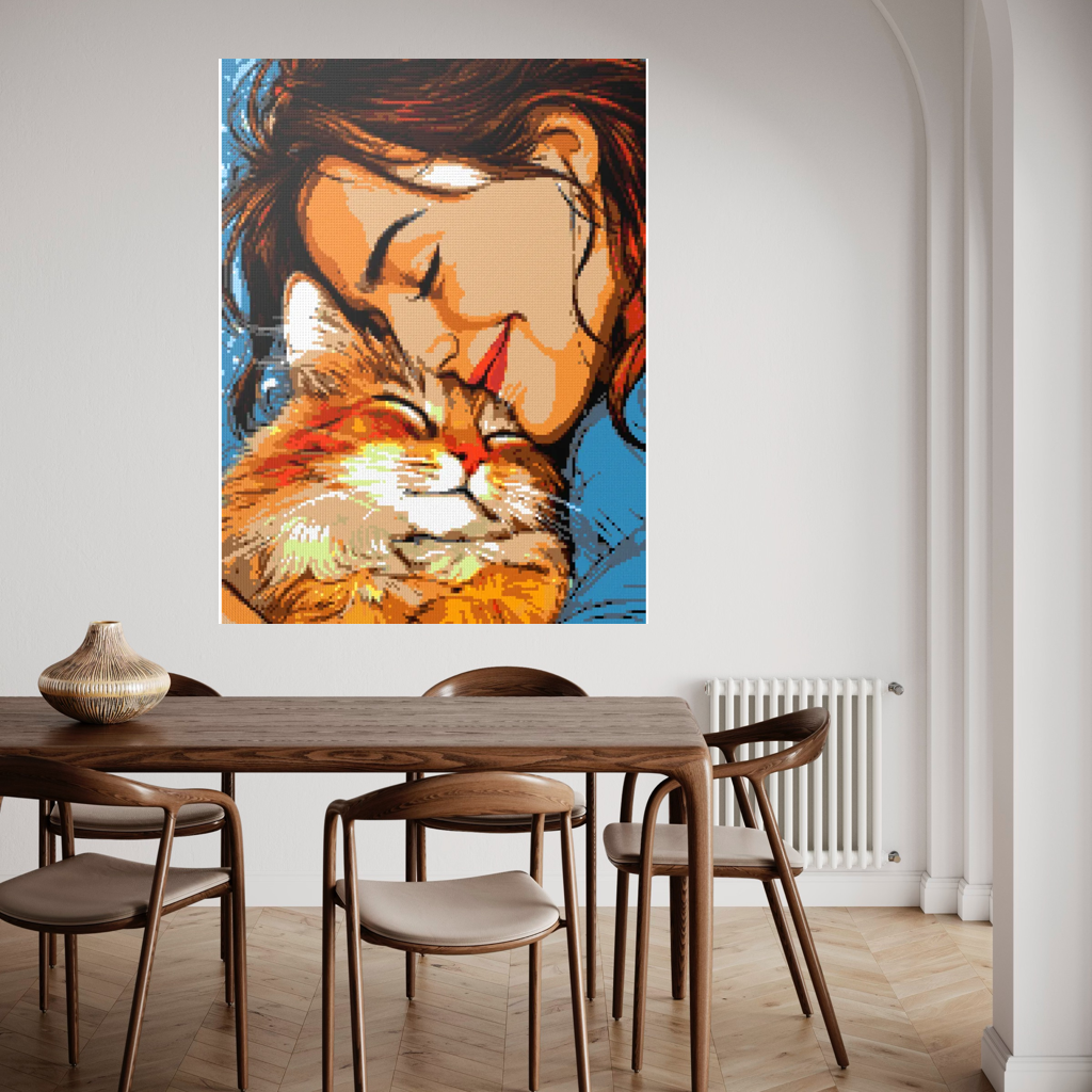 My cat is my love mosaic