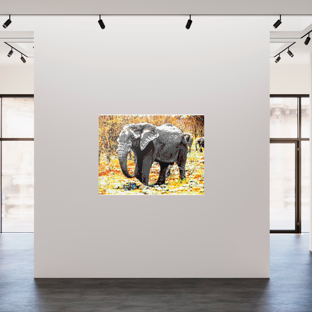 African Elephant Portrait