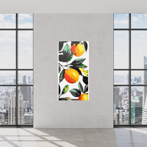 Lemons botanical art mosaic