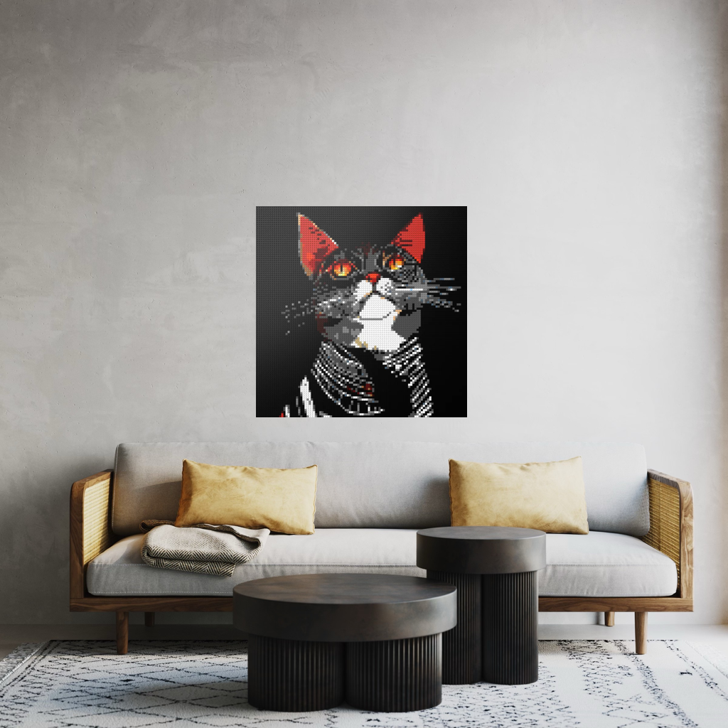 Cat Star mosaic
