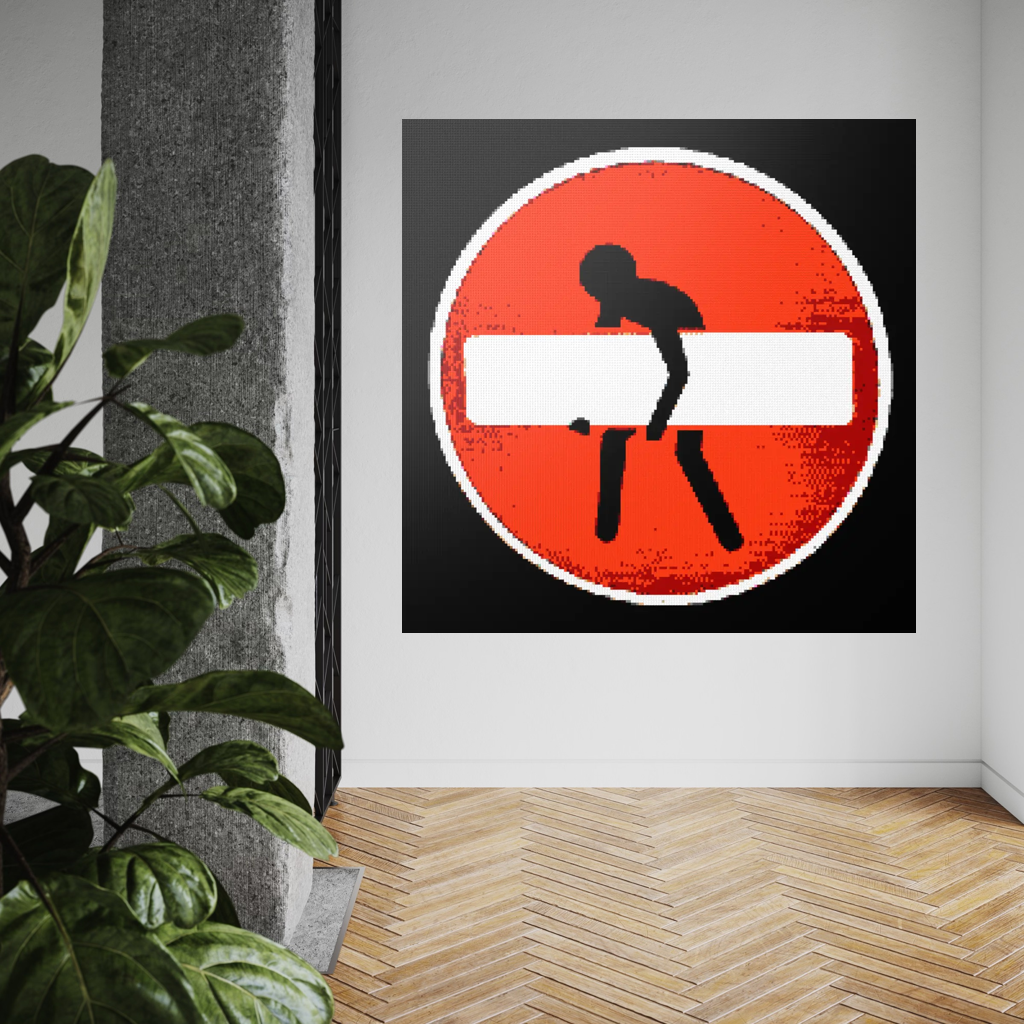 No Entry Street Sign