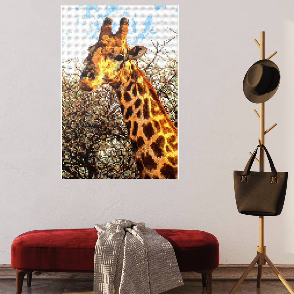 African Giraffe Portrait
