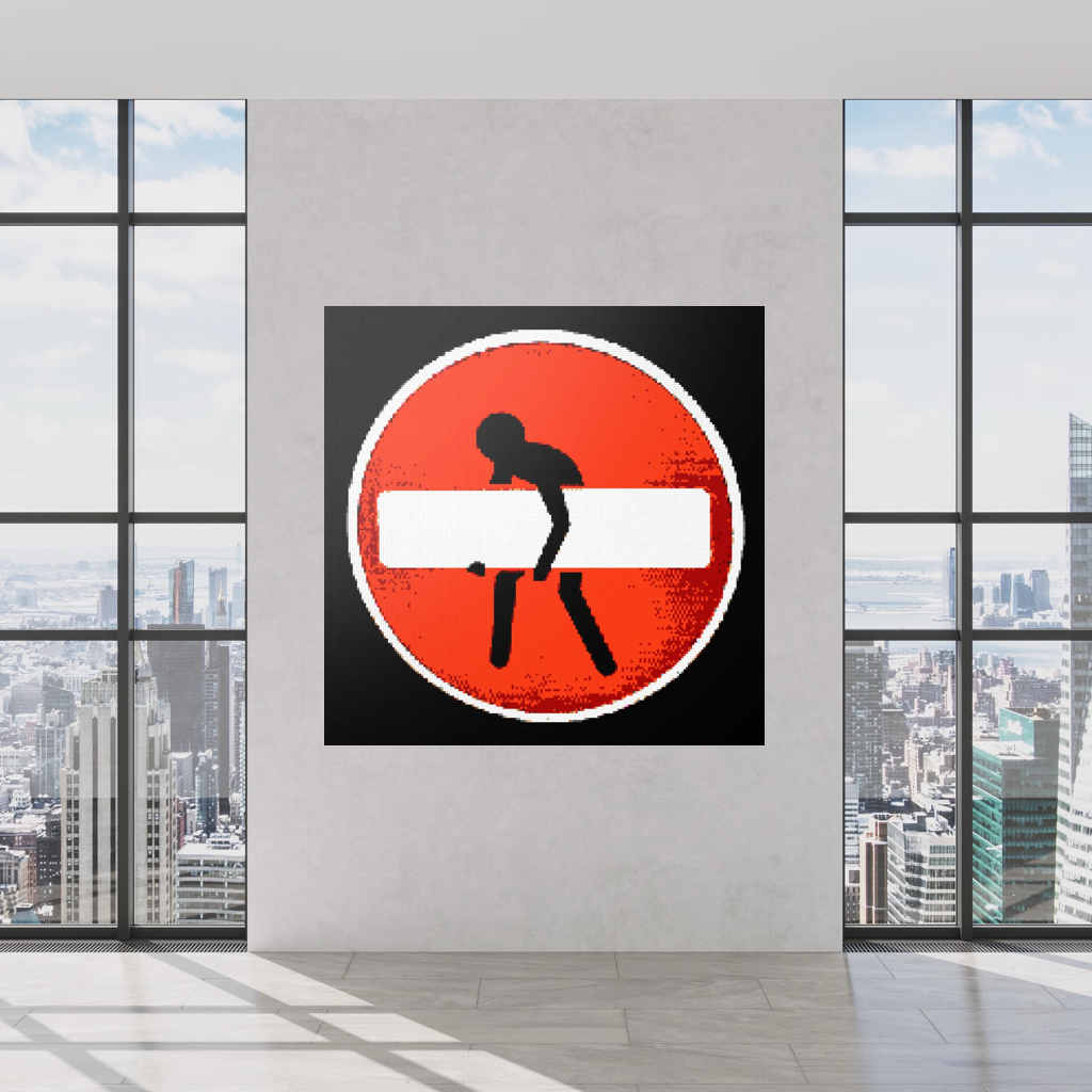 No Entry Street Sign
