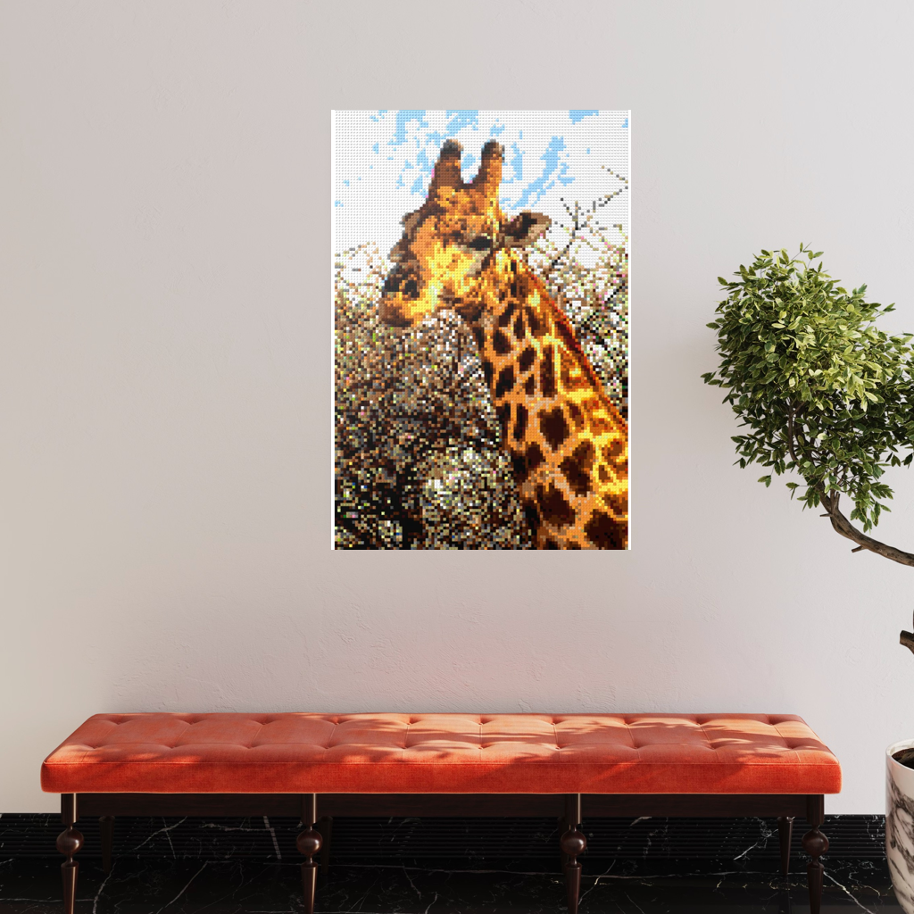 African Giraffe Portrait