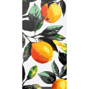Lemons botanical art mosaic