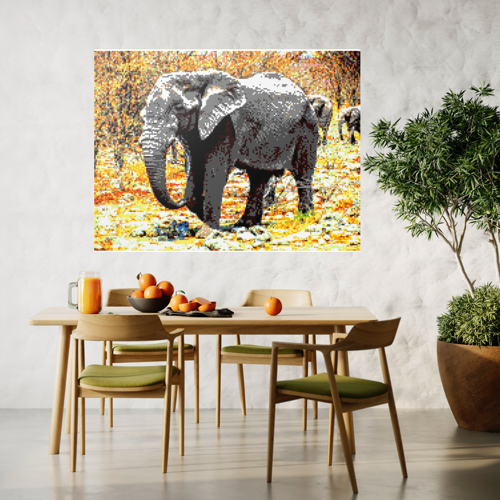 African Elephant Portrait
