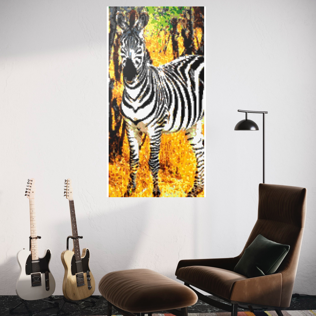 African Zebra Portrait