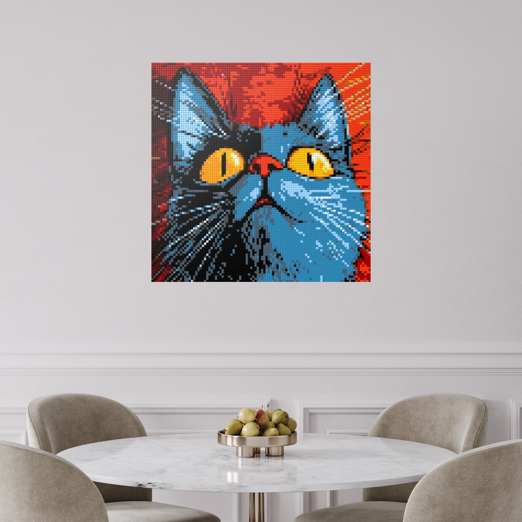 Cat Toby mosaic