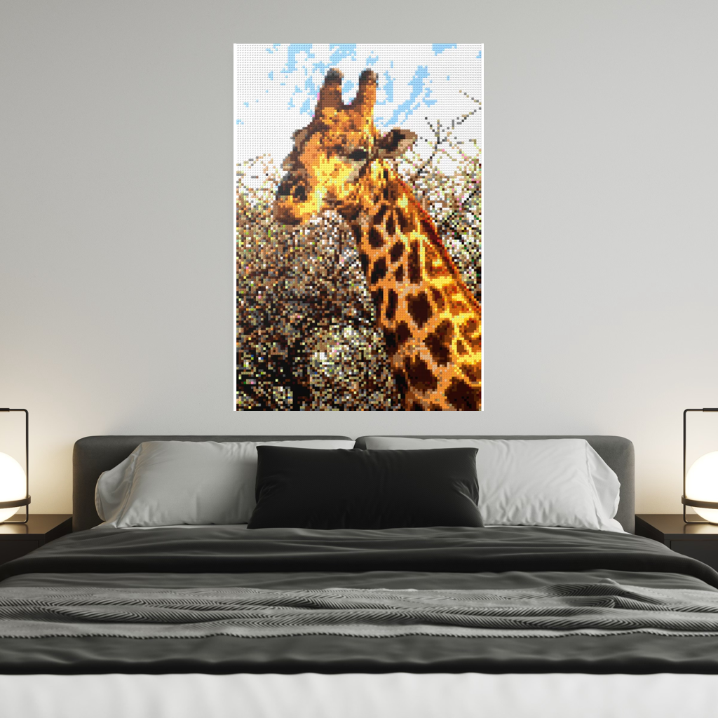 African Giraffe Portrait