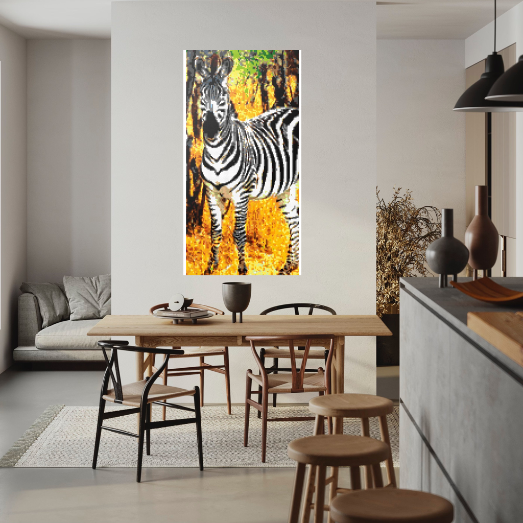 African Zebra Portrait