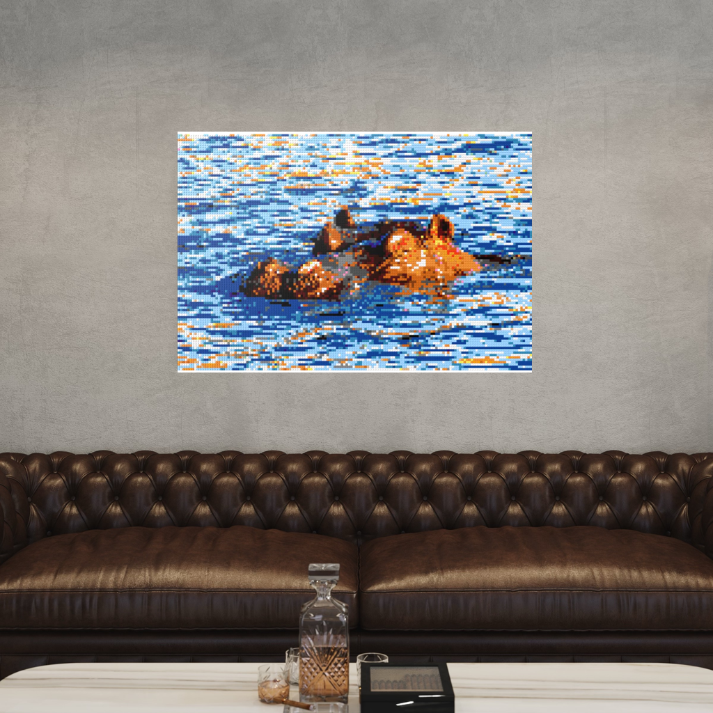 Hippopotamus in Water