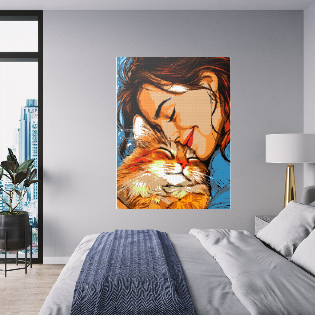 My cat is my love mosaic