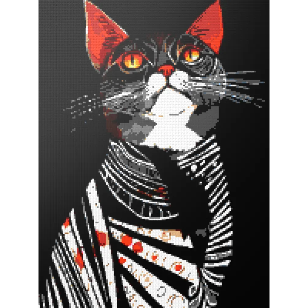 Cat Star mosaic