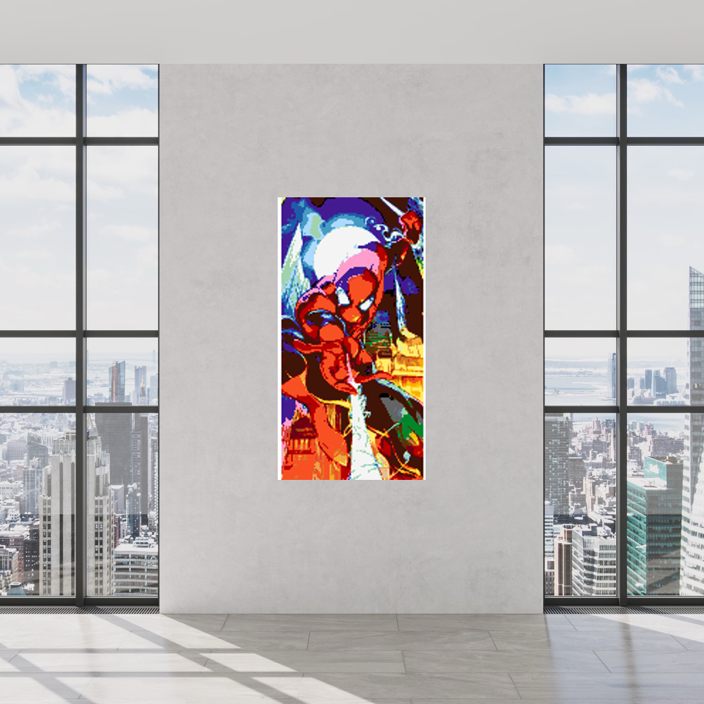 Spiderman Mosaic Interpretation