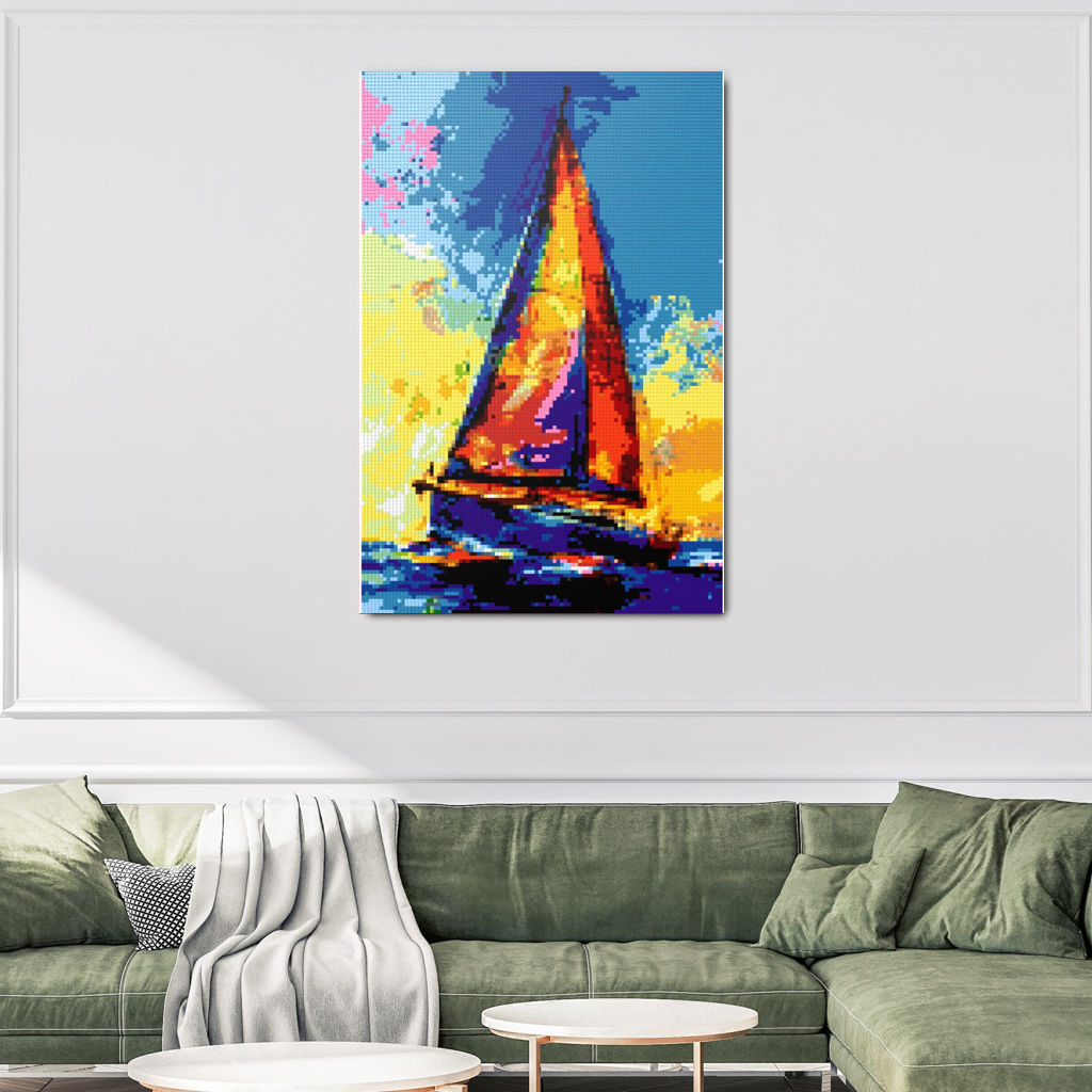 Sailboat Mosaic
