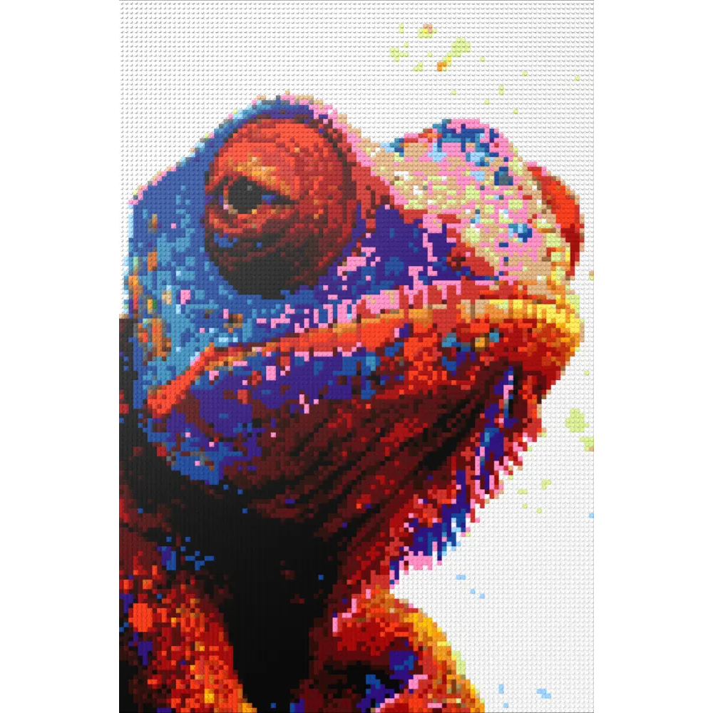 Chameleon animal art