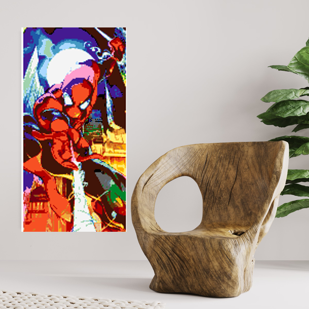 Spiderman Mosaic Interpretation