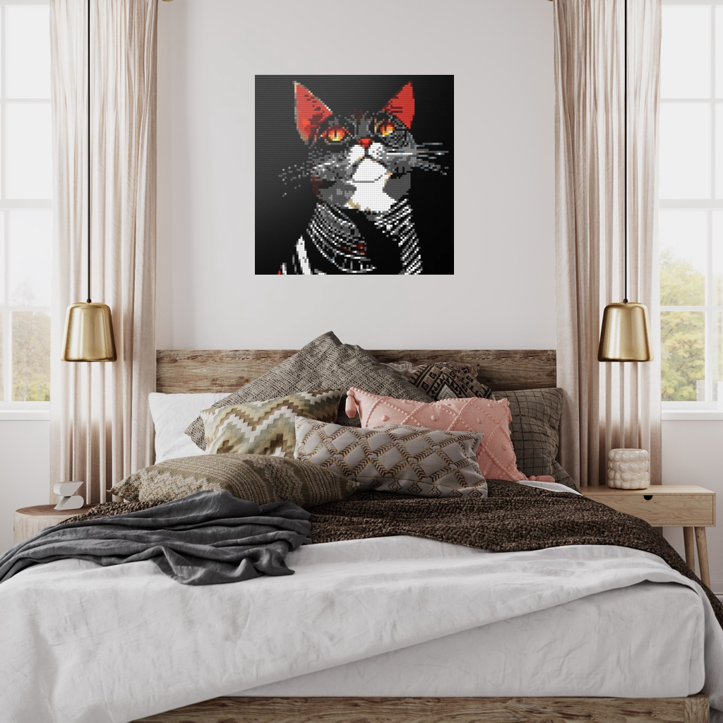 Cat Star mosaic