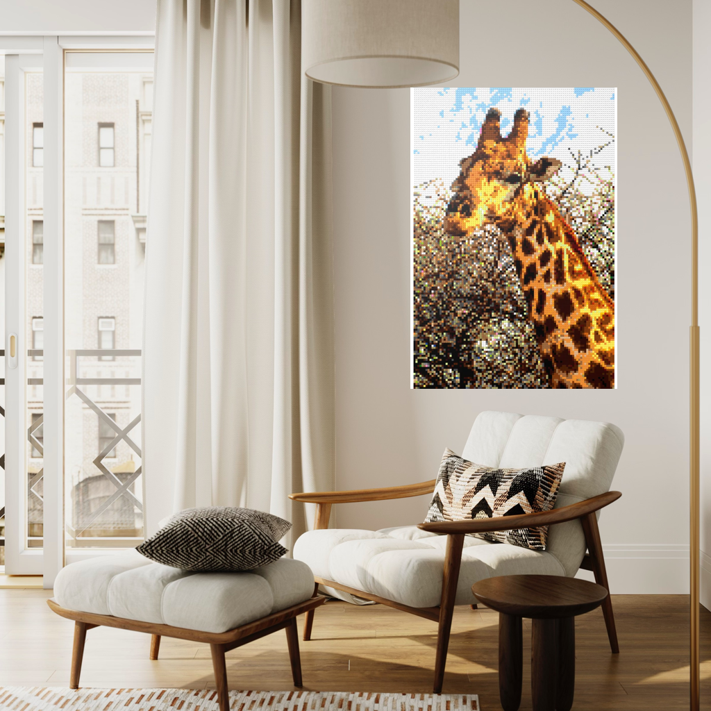 African Giraffe Portrait