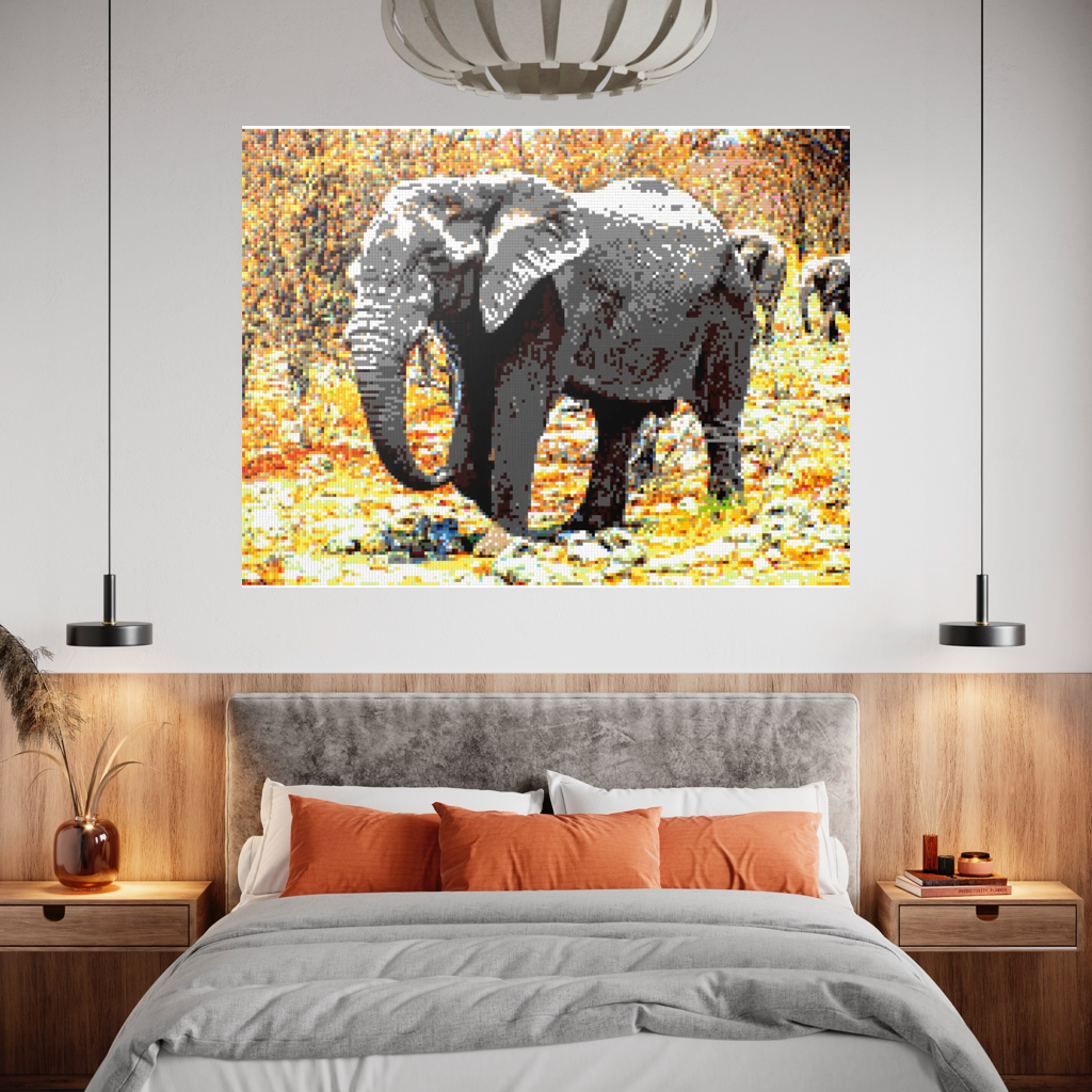 African Elephant Portrait