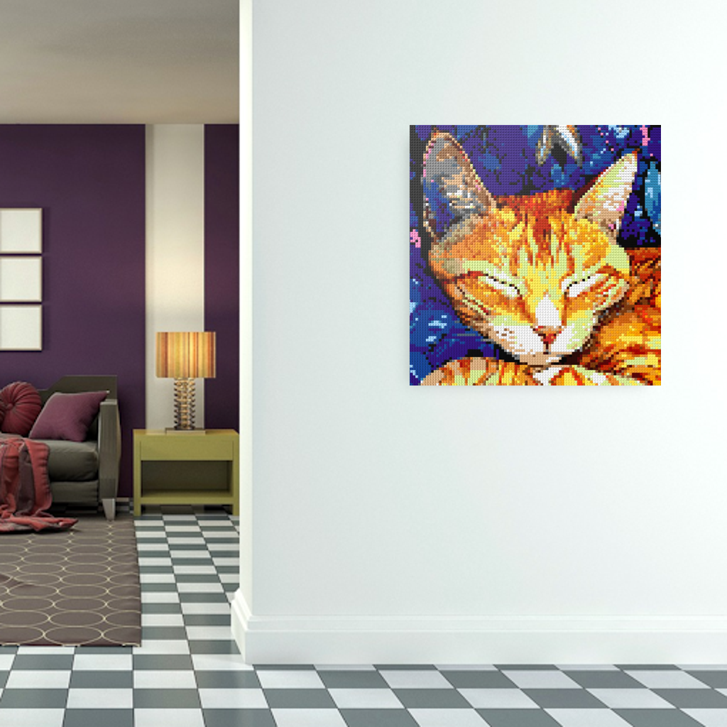 Cat Thor mosaic