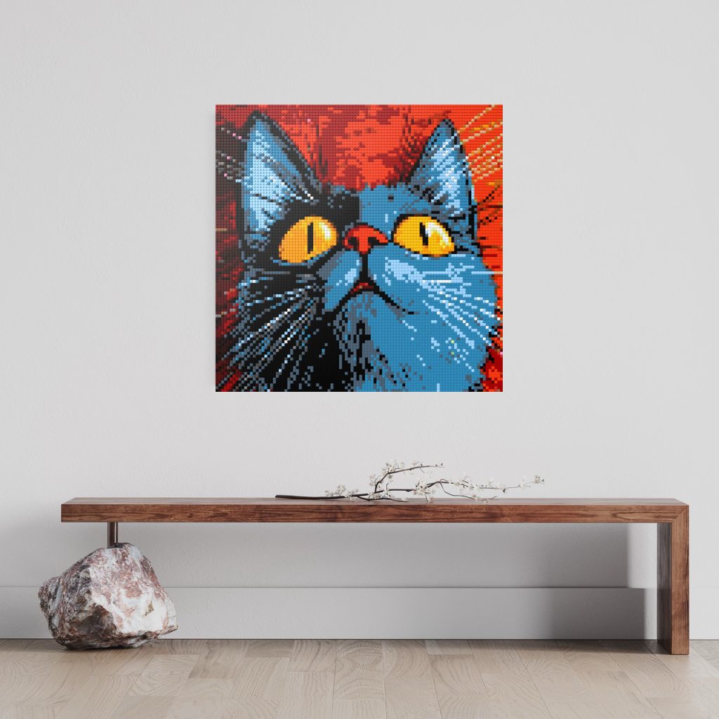Cat Toby mosaic