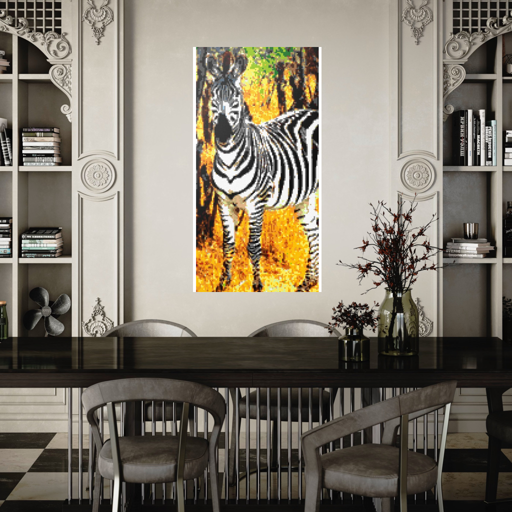 African Zebra Portrait