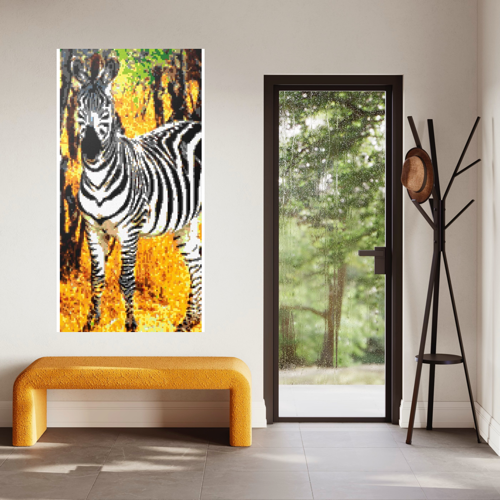 African Zebra Portrait