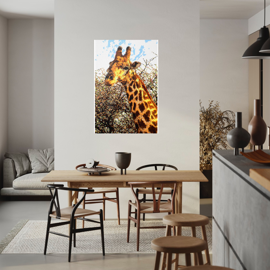 African Giraffe Portrait