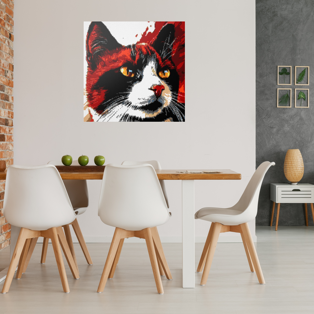 Cat Leo mosaic