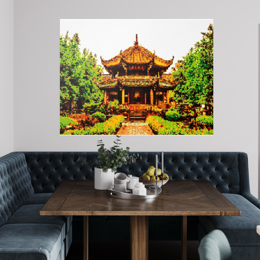 A Taoist temple in Taipei, Taiwan