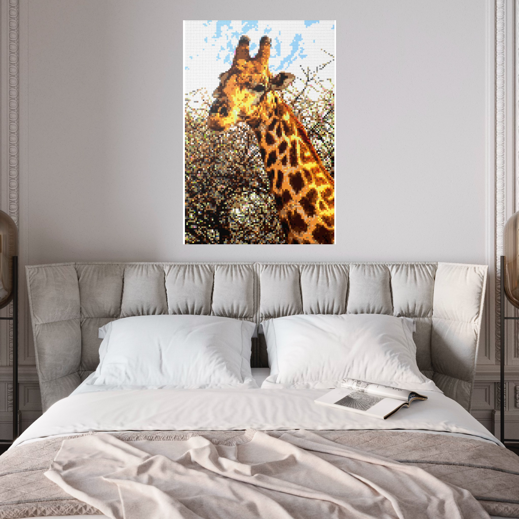 African Giraffe Portrait
