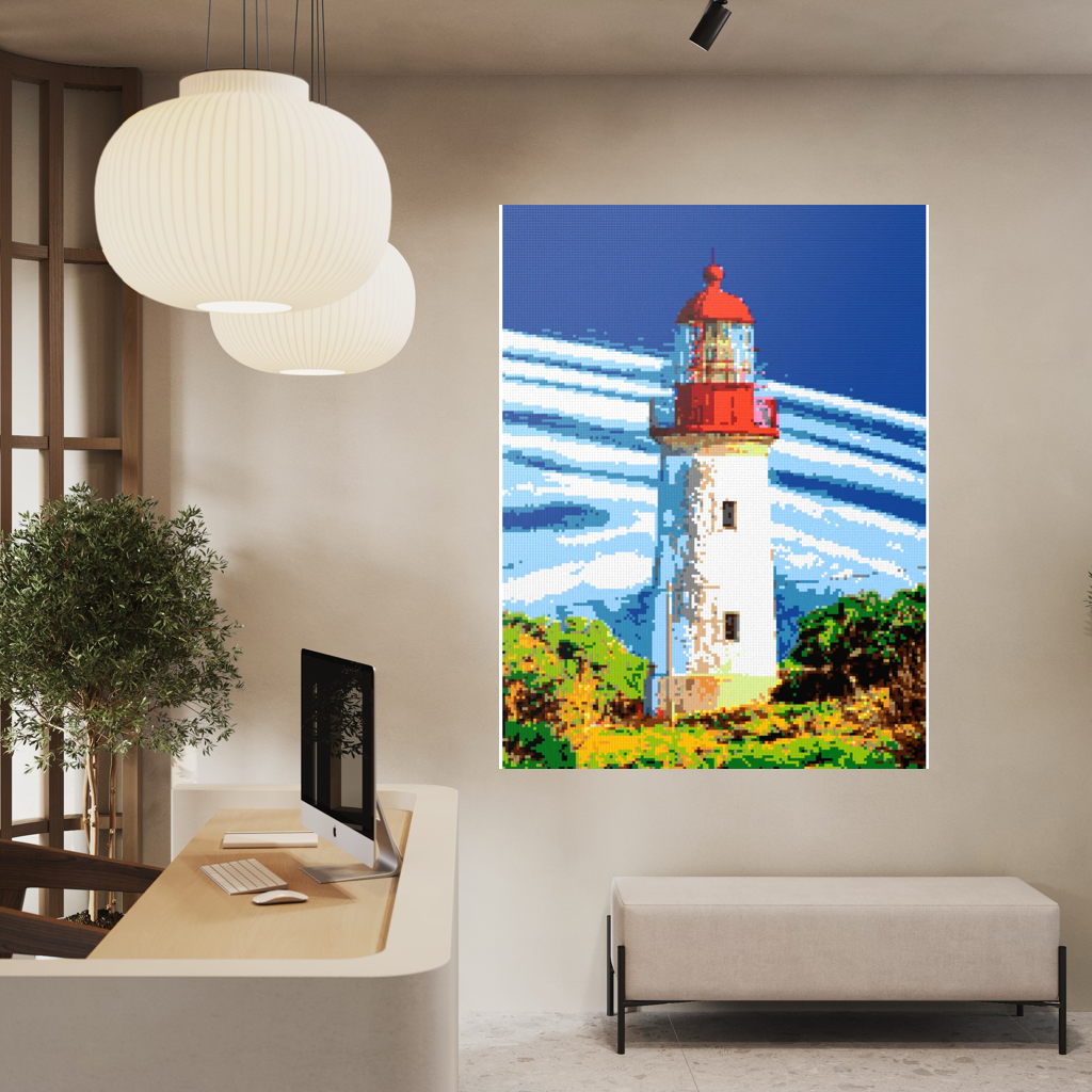 An old rustic lighthouse in Victoria, Australia