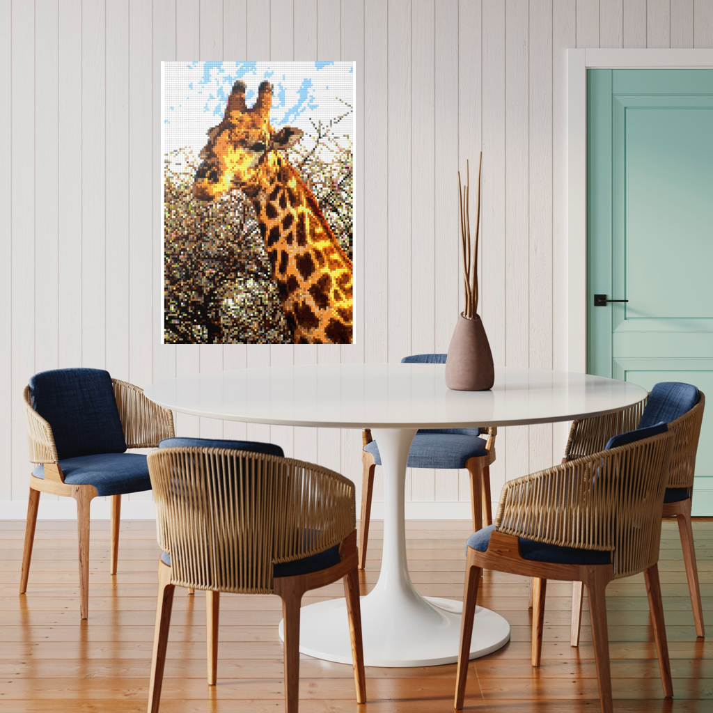 African Giraffe Portrait