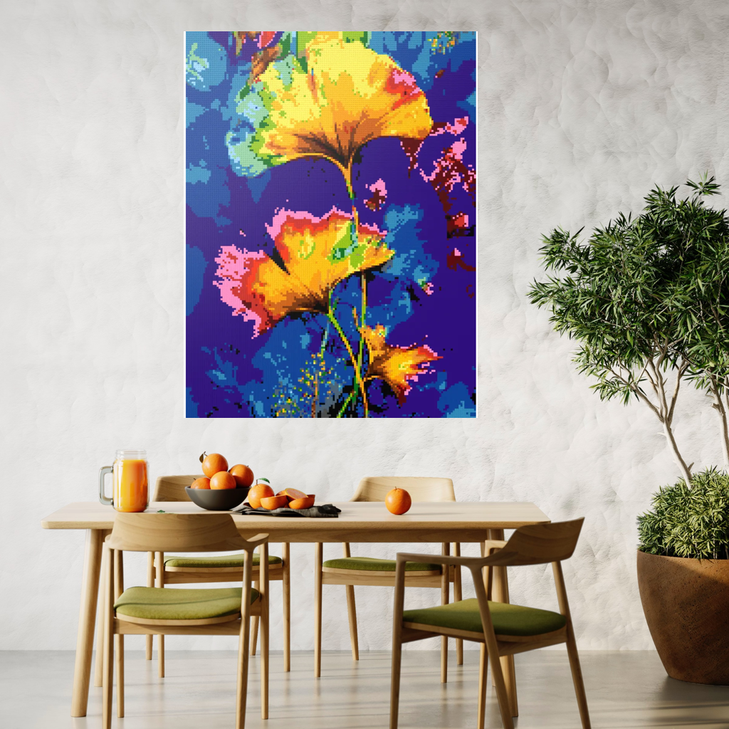 Ginkgo leaves Mosaic