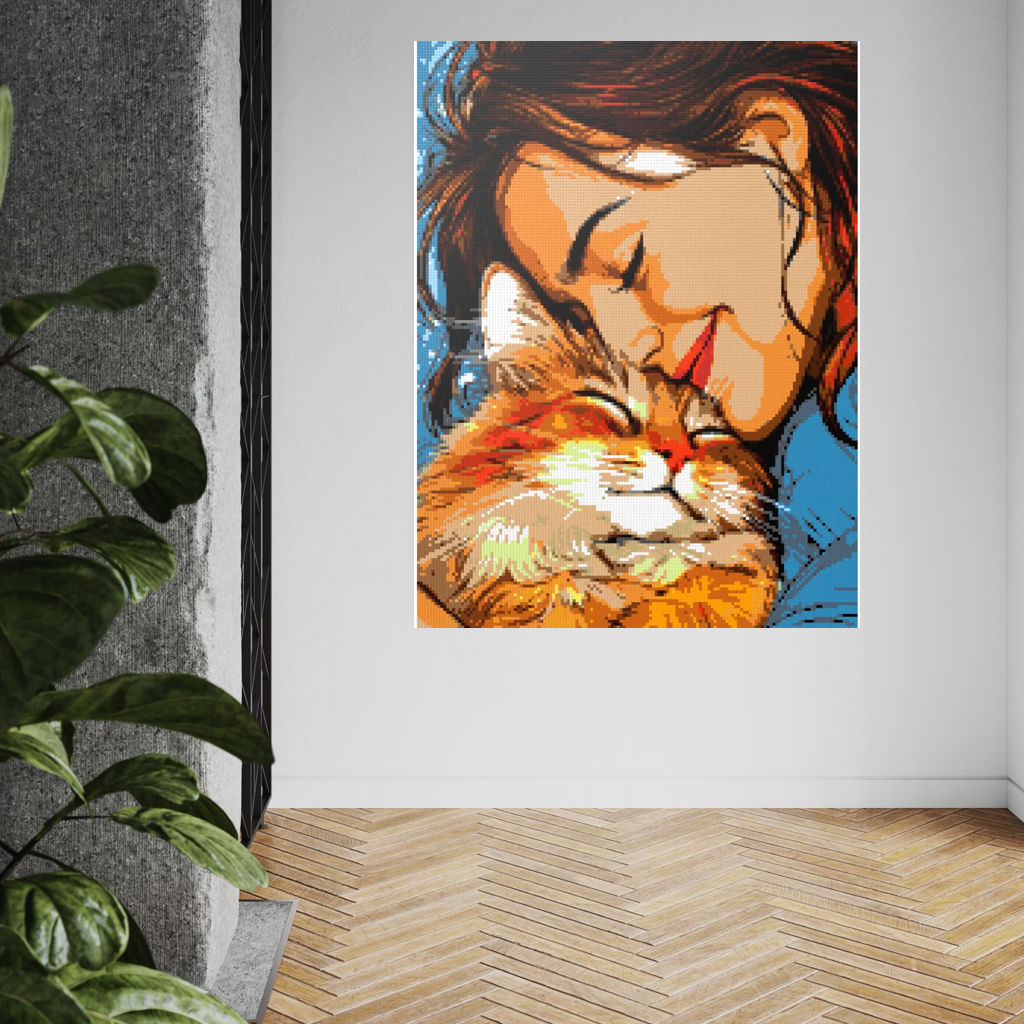 My cat is my love mosaic