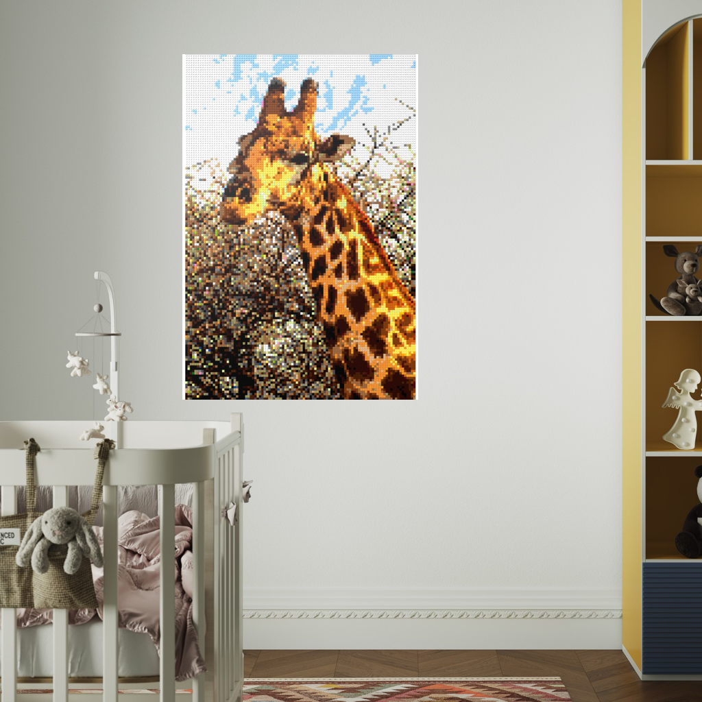 African Giraffe Portrait