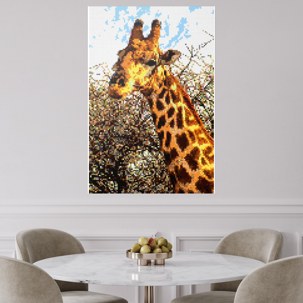 African Giraffe Portrait